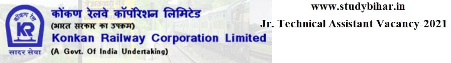 Apply for Jr. Technical Assistant Vacancy-2021 in Konkan Railway, Interview Date-20/04/2021.