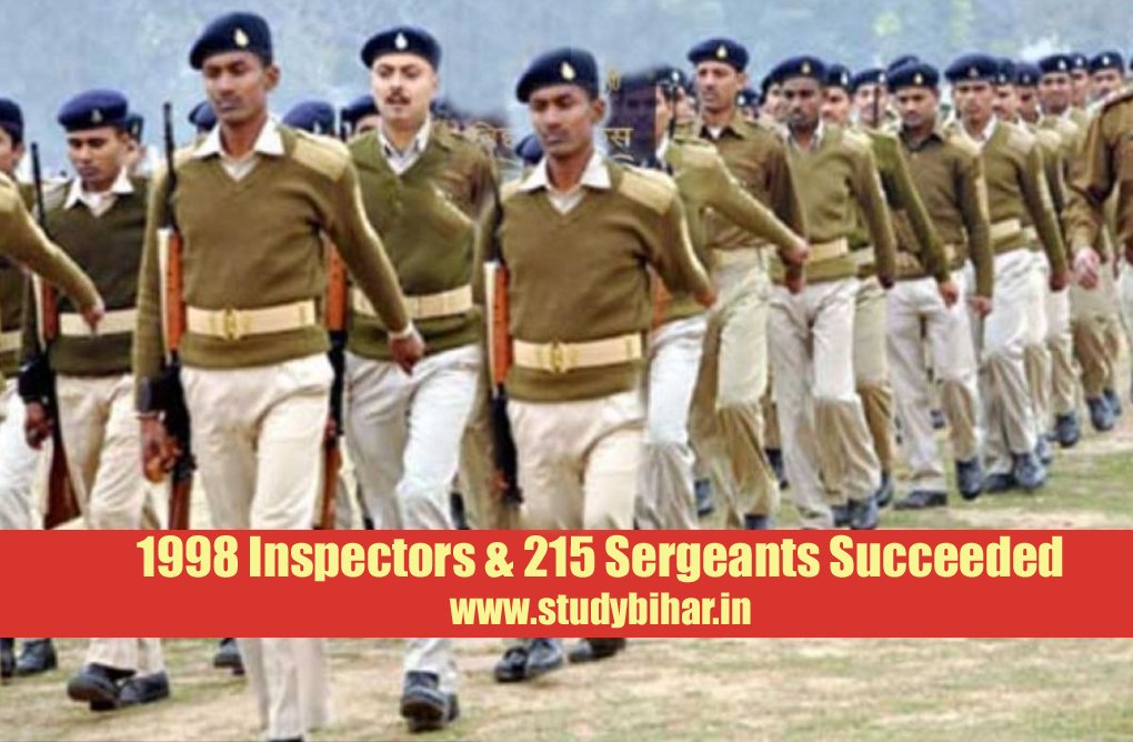 1998 Inspectors & 215 Sergeants Succeeded