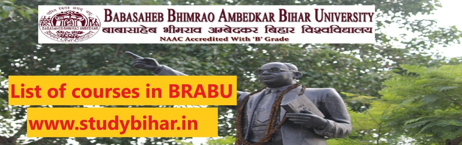 List of courses in BRABU University Muzaffarpur